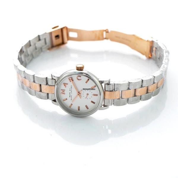 Marc By Marc Jacobs Baker White Dial Ladies Watch - MBM3331