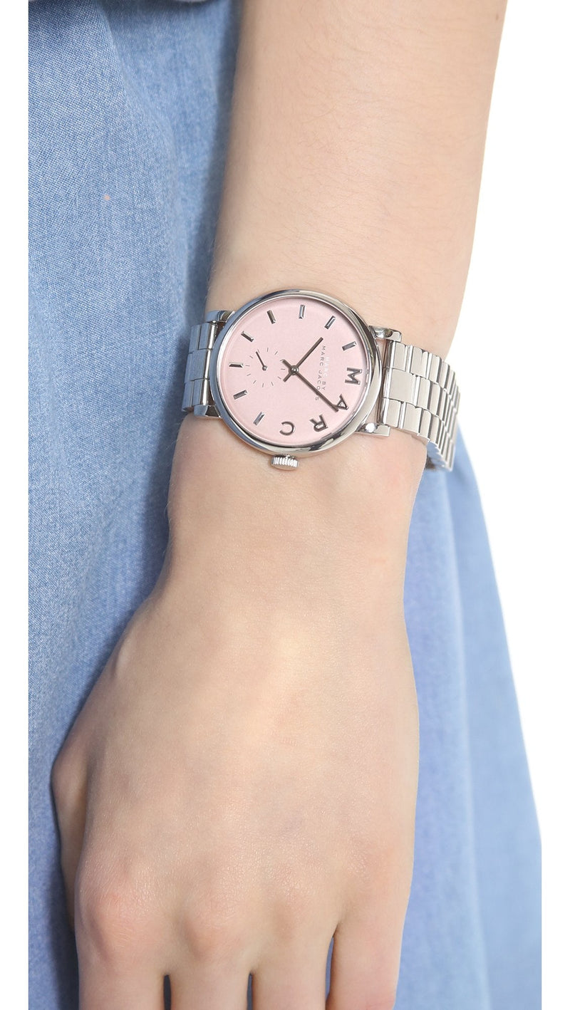Marc By Marc Jacobs Baker Pink Women's Steel Wrist Watch MBM3280 - Watches Of New Zealand #4