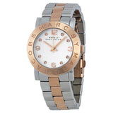 Marc by Marc Jacobs Silver Dial Two-tone Ladies Watch MBM3194 - Watches Of New Zealand
