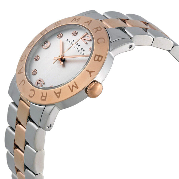 Marc by Marc Jacobs Silver Dial Two-tone Ladies Watch MBM3194 - Watches Of New Zealand #2