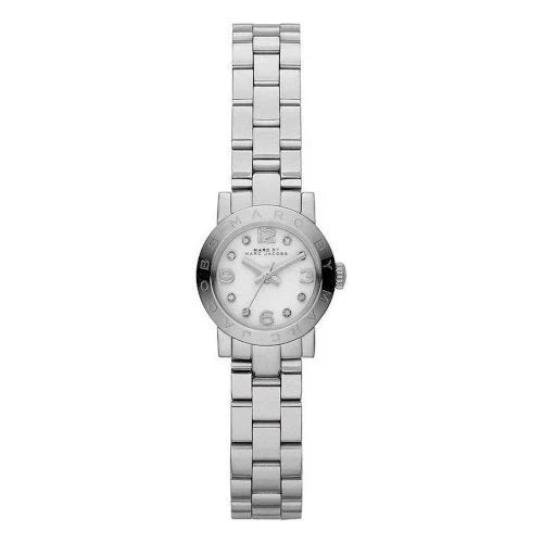 Marc Jacobs Amy White Dial Silver Steel Strap Women Watch - MBM8611