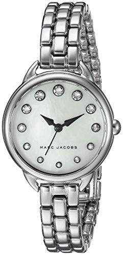 Marc Jacobs Betty Mother of Pearl White Dial Silver Steel Strap Women Watch - MJ3510