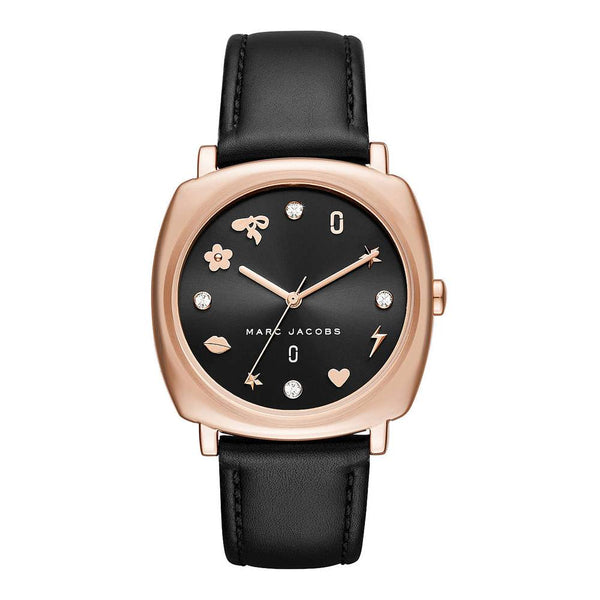 Marc Jacobs Womens 'Mandy' Quartz Stainless Steel and Leather Watch  MJ1565 - Watches of New Zealand