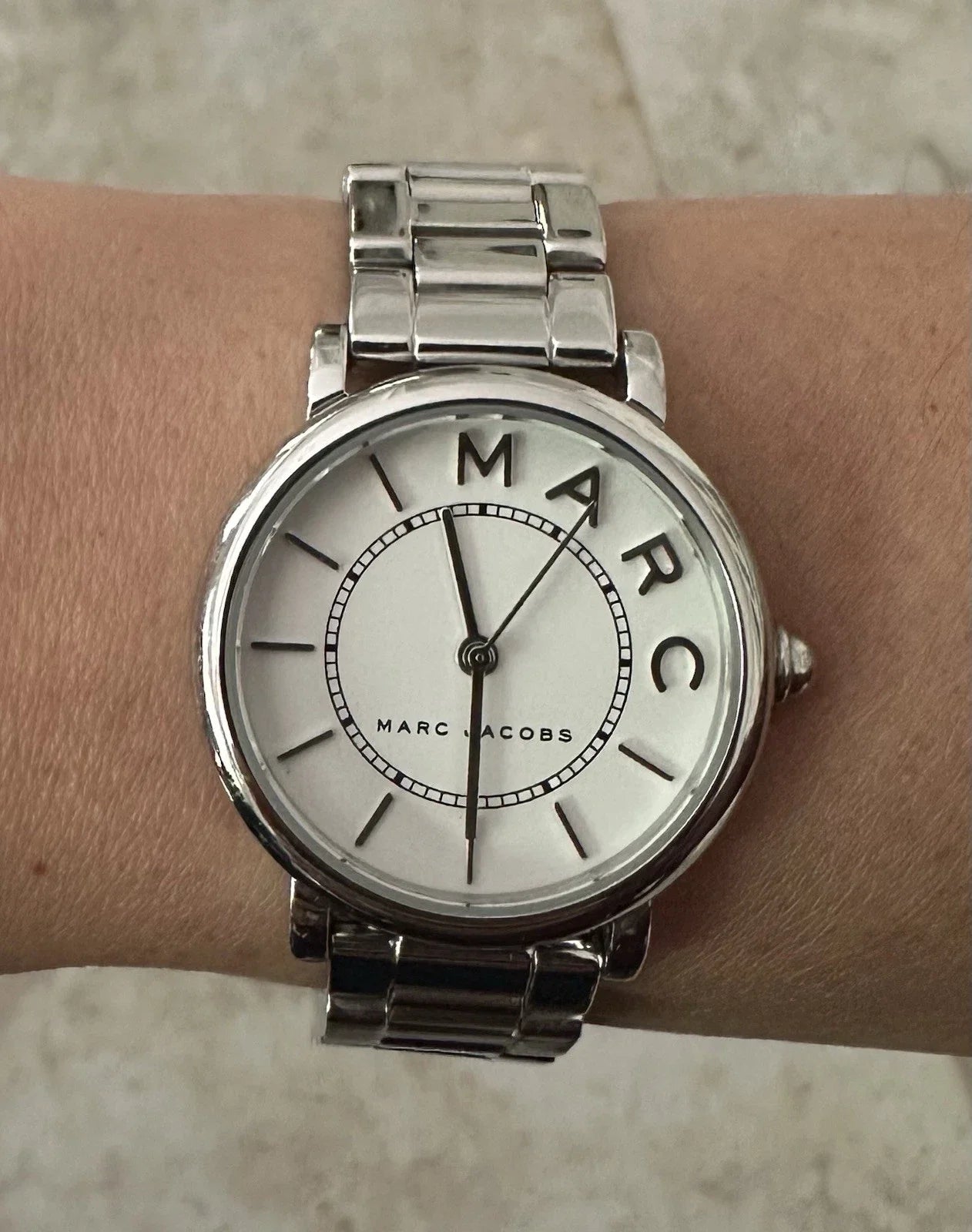 Marc Jacobs Analogue Japanese-Quartz With Stainless-Steel Strap Women's Watch - Mj3525