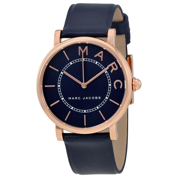 Marc Jacobs Roxy Navy Blue Dial Ladies Leather Watch MJ1534 - Watches of New Zealand