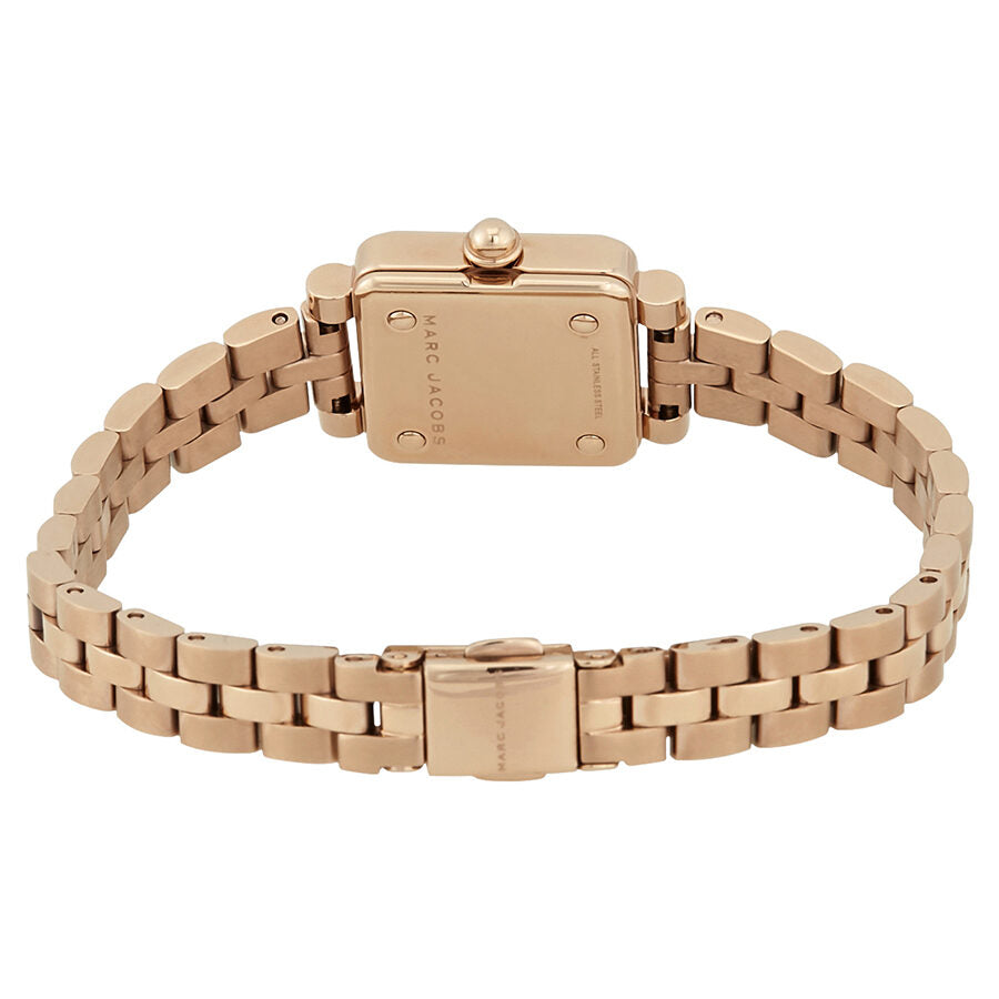 Marc Jacobs Vic Silver Dial Rose Gold Tone Watch MJ3530
