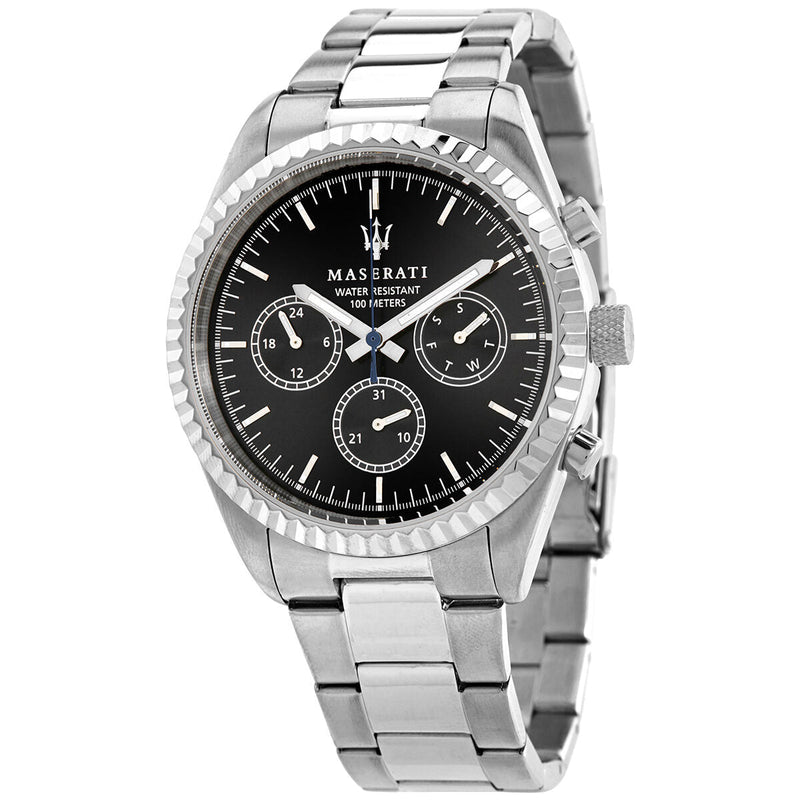 Maserati Competizione Chronograph Quartz Black Dial Men's Watch R8853100023 - Watches of New Zealand