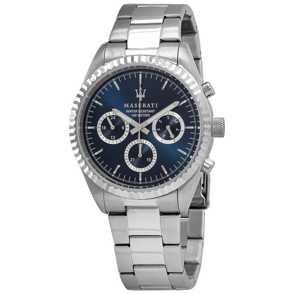 Maserati Competizione Chronograph Quartz Blue Dial Men's Watch R8853100022 - Watches of New Zealand