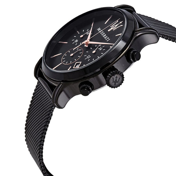 Maserati Epoca Chronograph Black Dial Men's Watch R8873618006 - Watches of New Zealand #2