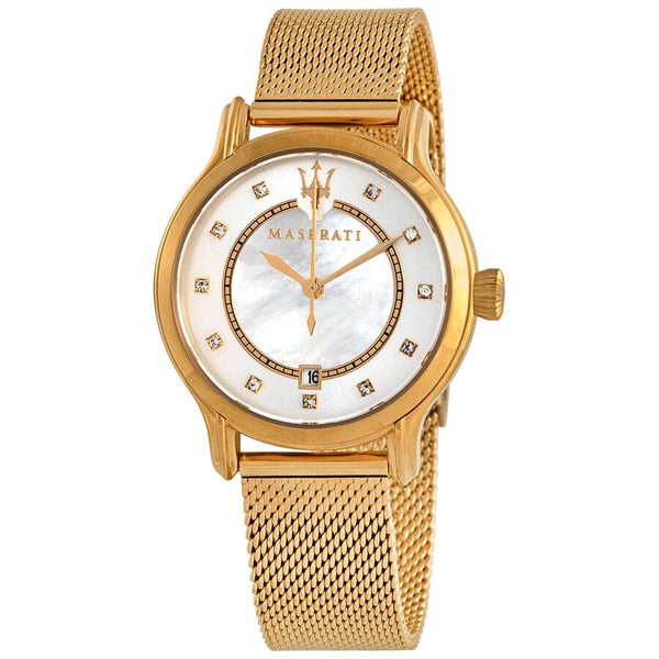 Maserati Epoca Diamond  Mother of Pearl Dial Ladies Watch R8853118502 - Watches of New Zealand