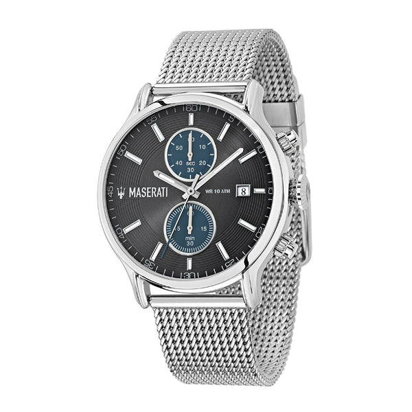 Maserati Epoca Grey/Blue Dial Chronograph Men's Watch R8873618003 - Watches of New Zealand