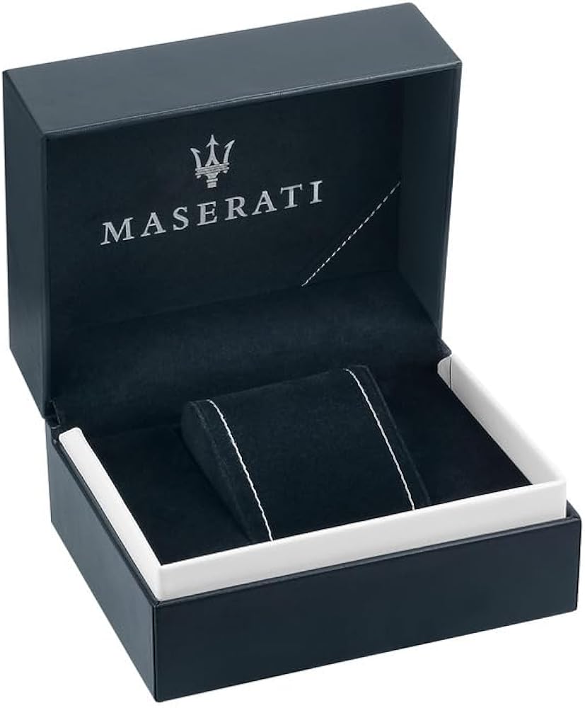 Maserati Traguardo Chronograph Rubber Strap Black Sunray Dial Quartz Men's Watch R8871612046