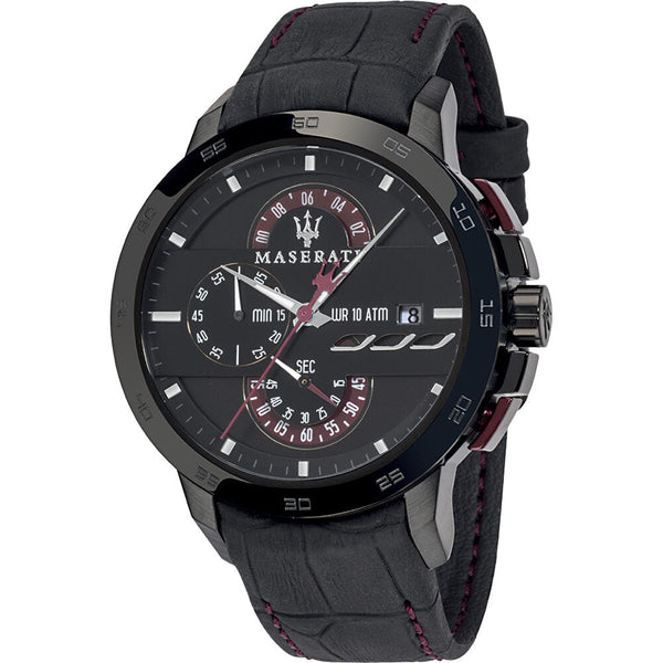 Maserati Ingegno Chronograph Black Dial Men's Watch R8871619003 - Watches of New Zealand