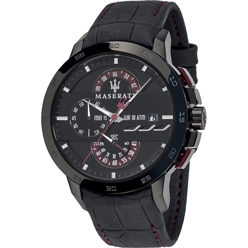 Maserati Ingegno Chronograph Black Dial Men's Watch R8871619003 - Watches of New Zealand
