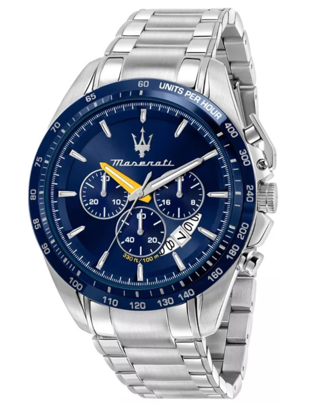 Maserati Modena Edition Chronograph Blue Dial Silver Stainless Steel Men's Watch R8871612039