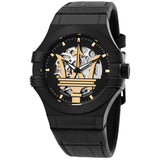 Maserati Potenza Automatic Black Dial Men's Watch #R8821108036 - Watches of New Zealand
