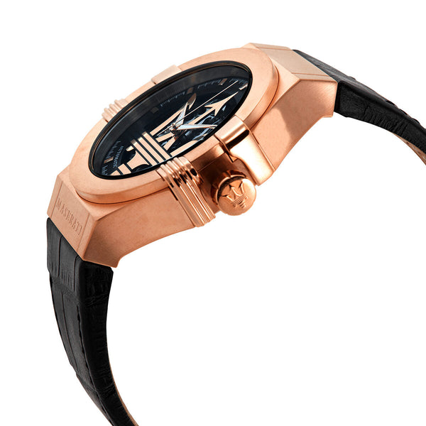 Maserati Potenza Automatic Black Skeleton Dial Men's Watch #R8821108039 - Watches of New Zealand #2
