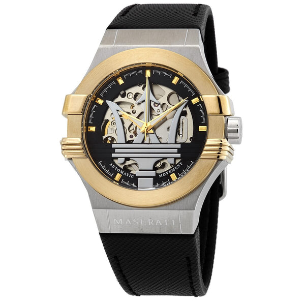 Maserati Potenza Automatic Skeleton Dial Men's Watch #R8821108037 - Watches of New Zealand