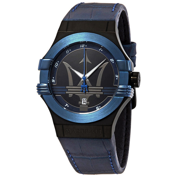 Maserati Potenza Black Dial Men's Watch R8851108007 - Watches of New Zealand