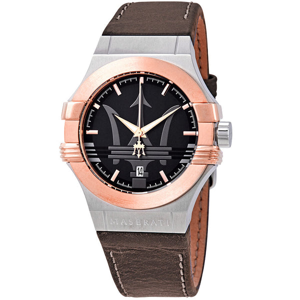Maserati Potenza Black Dial Men's Watch R8851108014 - Watches of New Zealand