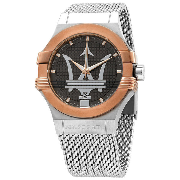 Maserati Potenza Quartz Dark Grey Dial Men's Watch R8853108007 - Watches of New Zealand