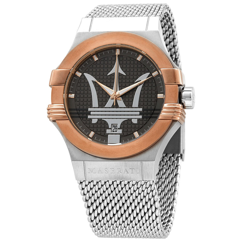 Maserati Potenza Quartz Dark Grey Dial Men's Watch R8853108007 - Watches of New Zealand