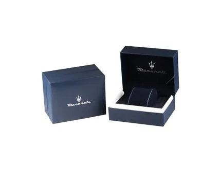 Maserati Epoca Black Leather Strap Ladies Watch R8851118501