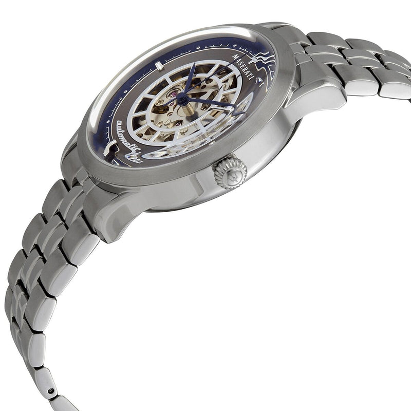 Maserati Ricordo Automatic Grey Skeleton Dial Men's Watch #R8823133005 - Watches of New Zealand #2