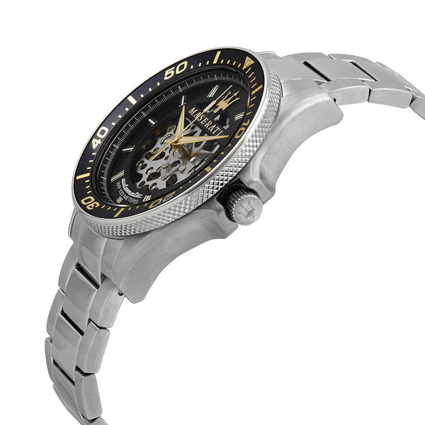 Maserati Sfida Automatic Black Dial Men's Watch R8823140002 - Watches of New Zealand #2