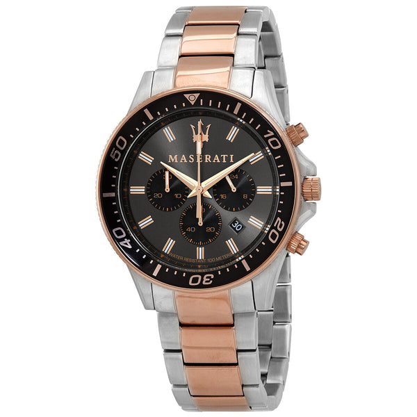 Maserati Sfida Chronograph Quartz Black Dial Men's Watch R8873640002 - Watches of New Zealand