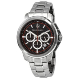 Maserati Successo Chronograph Quartz Black Dial Men's Watch R8873621009 - Watches of New Zealand