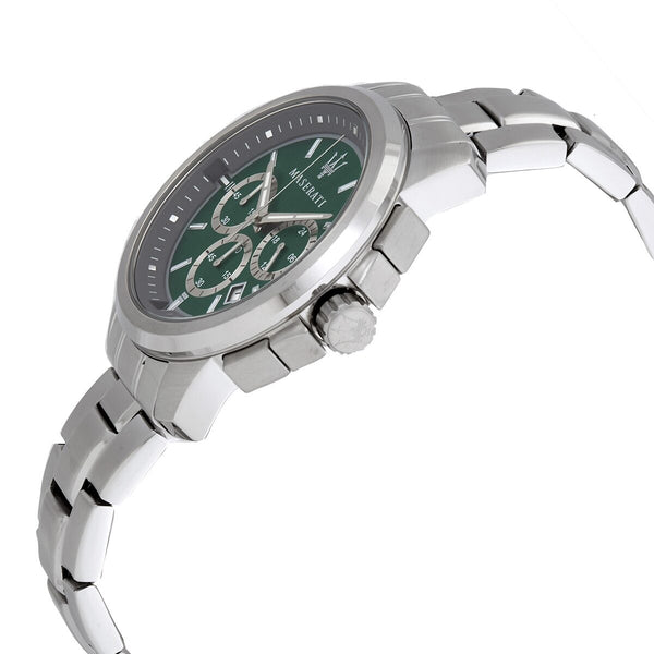 Maserati Successo Chronograph Quartz Green Dial Men's Watch #R8873621017 - Watches of New Zealand #2