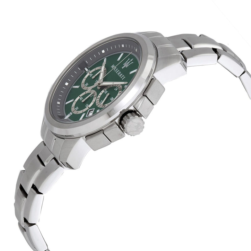 Maserati Successo Chronograph Quartz Green Dial Men's Watch #R8873621017 - Watches of New Zealand #2