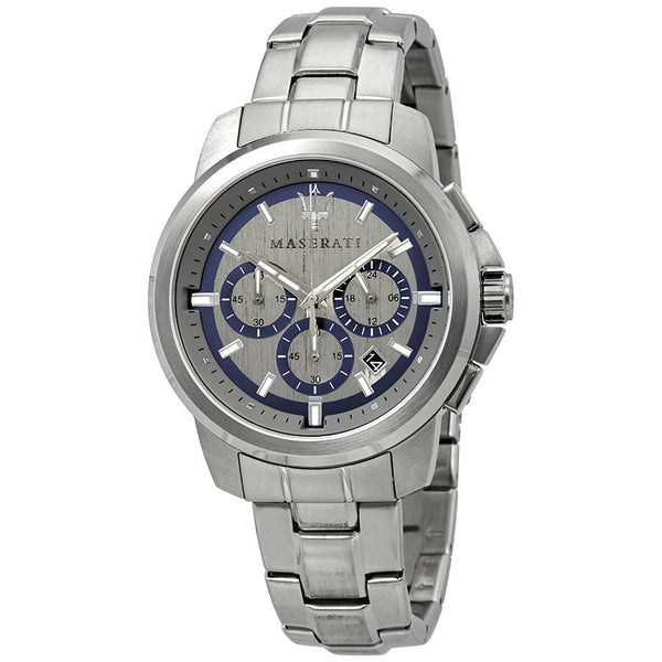 Maserati Successo Chronograph Silver Dial Men's Watch R8873621006 - Watches of New Zealand