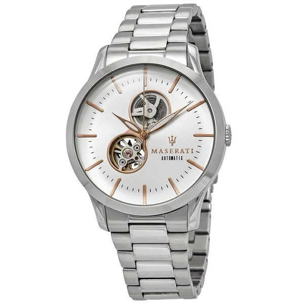 Maserati Tradizione Automatic White Dial Men's Watch R8823125001 - Watches of New Zealand