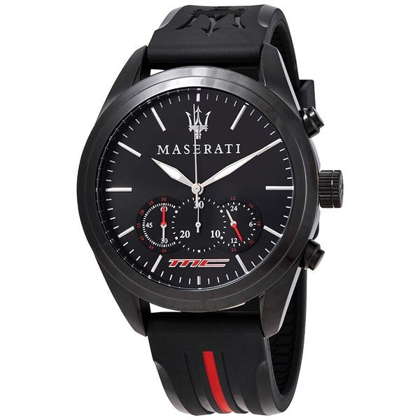 Maserati Traguardo Chronograph Black Dial Men's Watch #R8871612004 - Watches of New Zealand