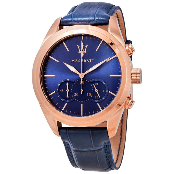Maserati Traguardo Chronograph Blue Dial Men's Watch #R8871612015 - Watches of New Zealand