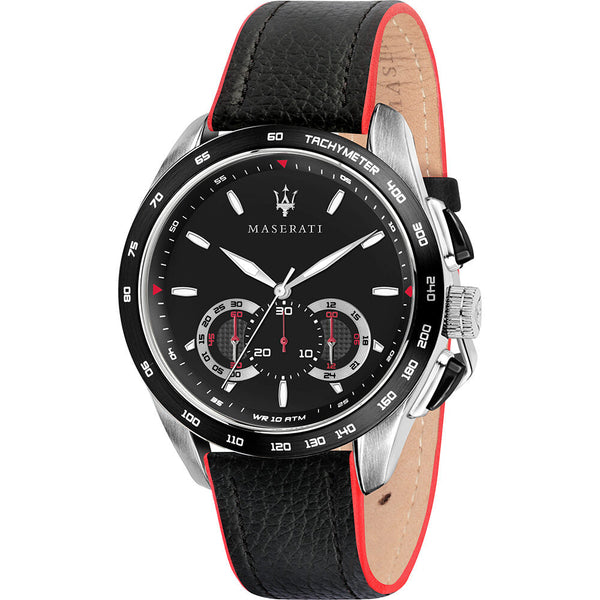 Maserati Traguardo Chronograph Quartz Black Dial Men's Watch R8871612028 - Watches of New Zealand