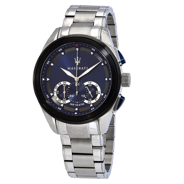 Maserati Traguardo Chronograph Quartz Blue Dial Men's Watch #R8873612014 - Watches of New Zealand