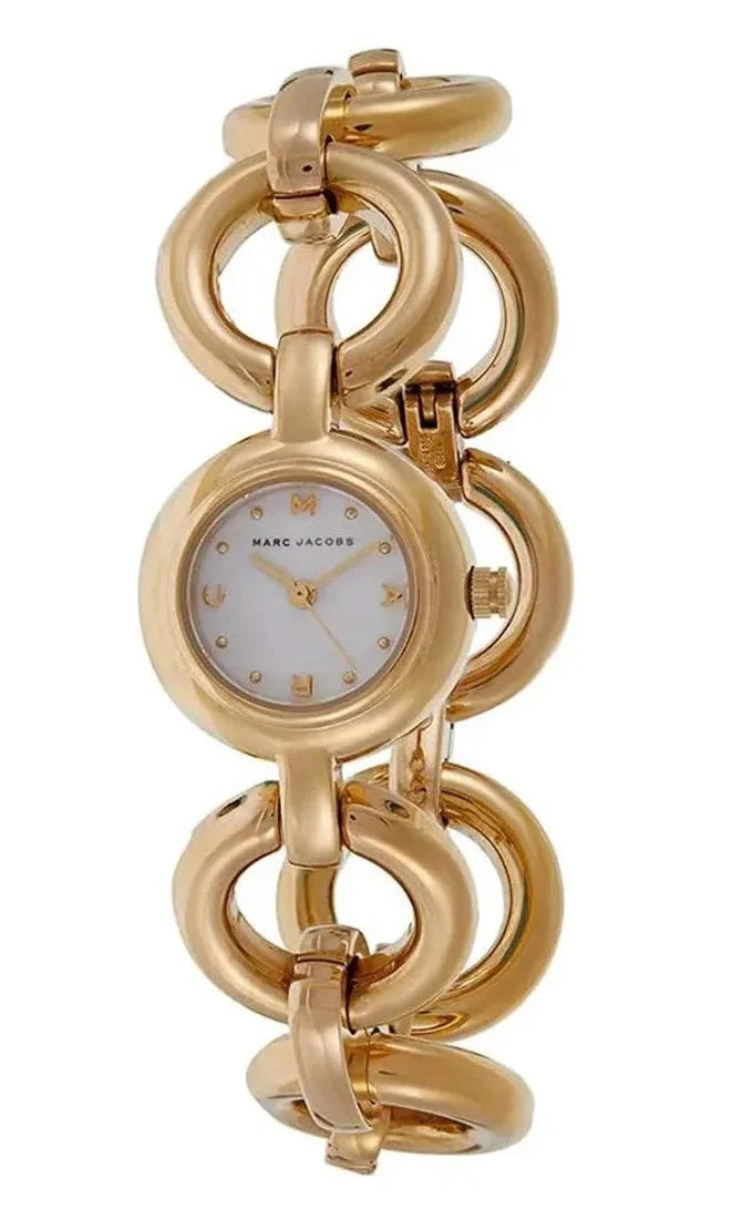 Marc by Marc Jacobs White Dial Stainless Steel Band Women's Watch - MBM3005