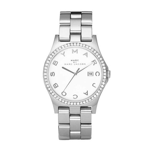 Marc By Marc Jacobs Henry Silver Diamond Women's Watch  MBM3044 - Watches Of New Zealand