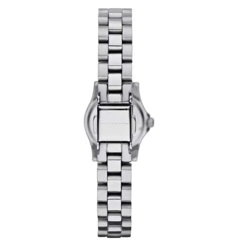 Silver-tone stainless steel case back of Marc by Marc Jacobs women's watch MBM3201