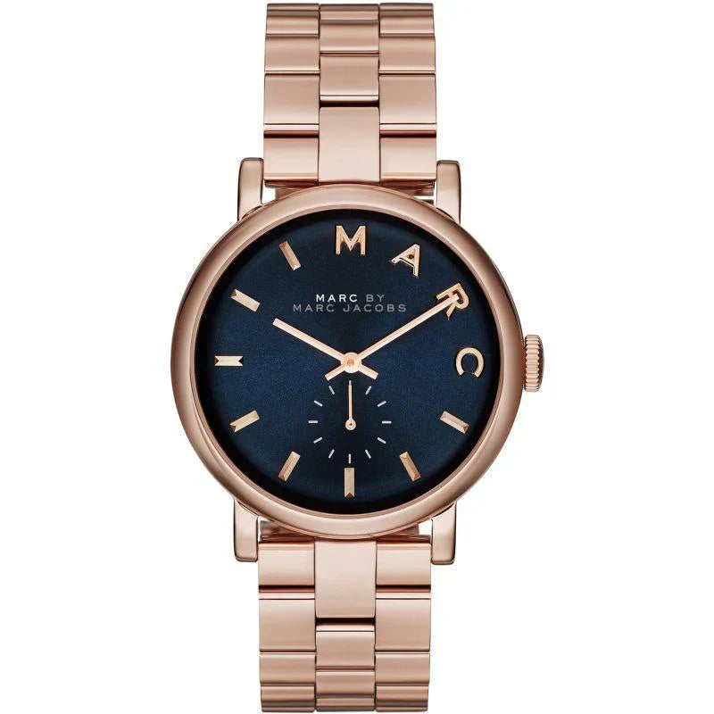 Marc By Marc Jacobs Baker Navy Dial Ladies Watch - MBM3330