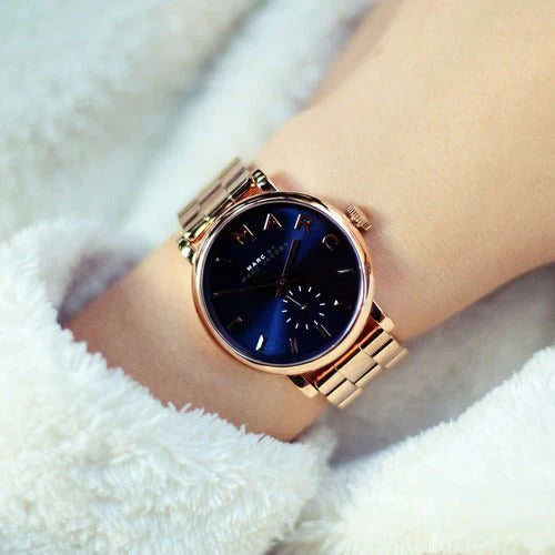 Marc By Marc Jacobs Baker Navy Dial Ladies Watch - MBM3330