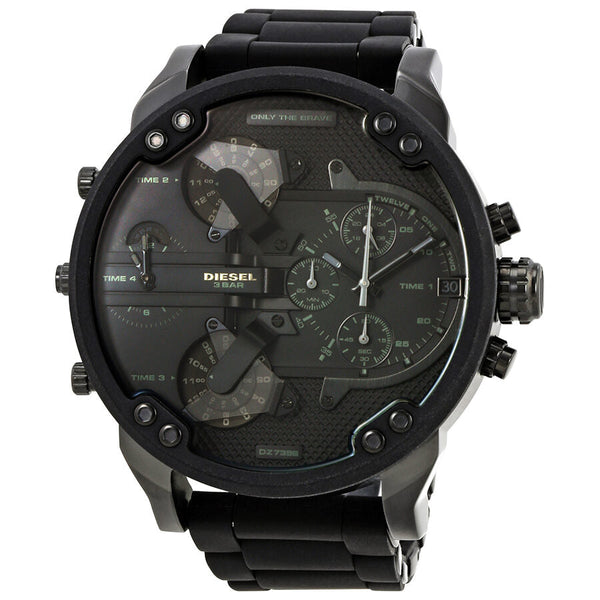 Diesel Mr. Daddy 2.0 Chronograph Black Dial Men's Watch #DZ7396 - Watches of New Zealand