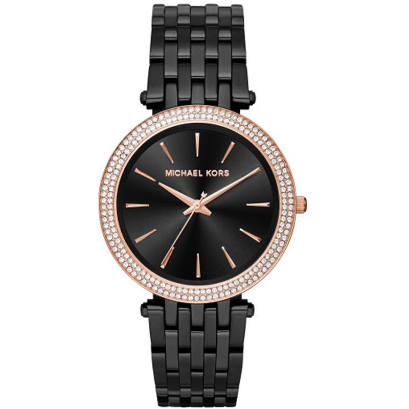Michael Kors Darci Crystal Paved Black Dial Ladies Watch  MK3407 - Watches of New Zealand