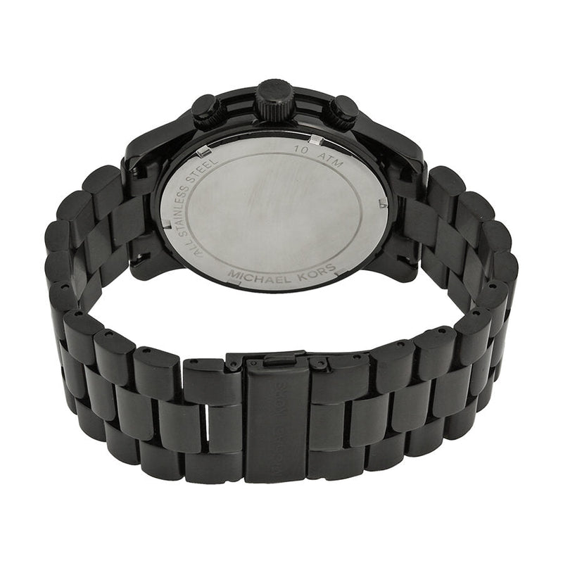 Michael Kors Blacked Out Runway Chronograph Men's Watch MK8157 - Watches of New Zealand #3