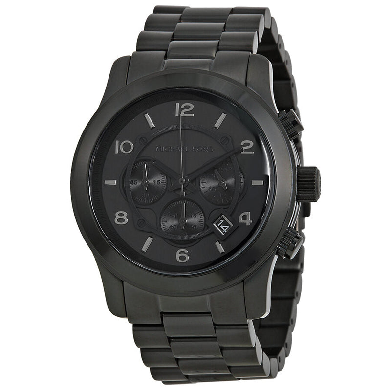 Michael Kors Blacked Out Runway Chronograph Men's Watch MK8157 - Watches of New Zealand