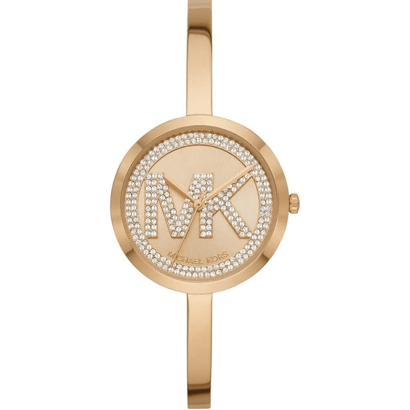 Michael Kors Blakely Crystals Gold Dial Gold Steel Strap Women's Watch - MK3630