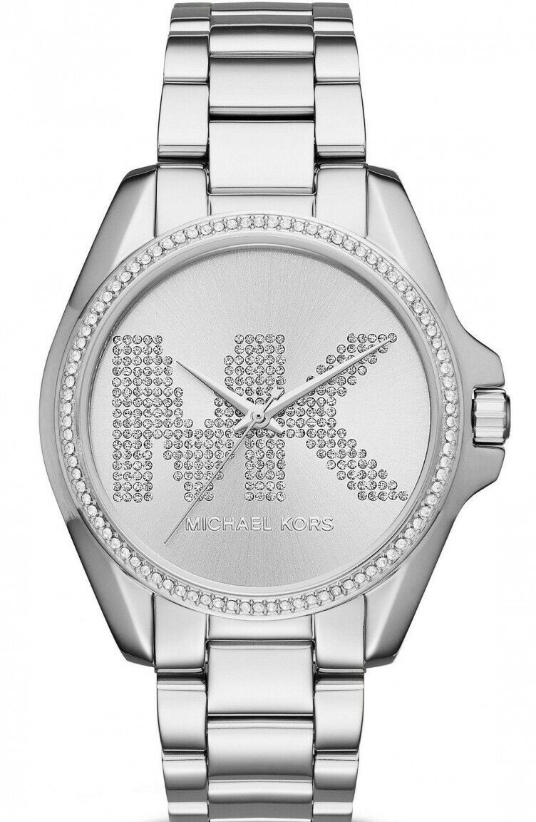 Michael Kors Bradshaw Analogue Silver-Tone Women's Watch - MK6554